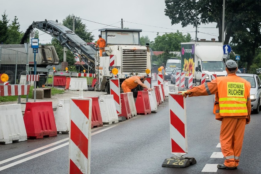 Trwają prace budowlane nowego ronda na Prądach