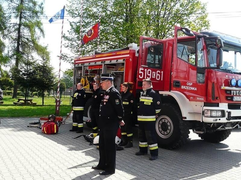 Wizyta strażaków wywołała wielkie poruszenie w szkole w Harmężach