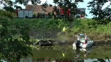 Motorówka spłonęła na Kanale Elbląskim. Zginęły kobieta i dziewczynka