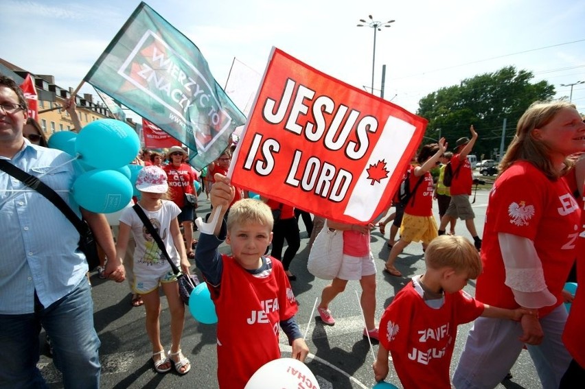 Marsz dla Jezusa 2014 w Gdańsku [GALERIA ZDJĘĆ]