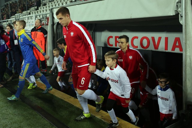 Na stadionie Cracovii odbył się w listopadzie mecz  Polska - Ukraina