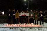 W rocznicę wprowadzenia stanu wojennego zapalili znicze na Rondzie Solidarności w Inowrocławiu. Te po kilku godzinach znikły