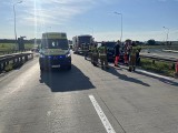 Wypadek na autostradzie A4 pod Legnicą. Wciąż korki po zderzeniu dwóch aut, są też nowe kolizje