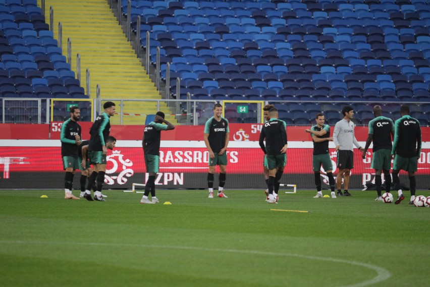 Reprezentacja Portugalii trenuje na Stadionie Śląskim przed...