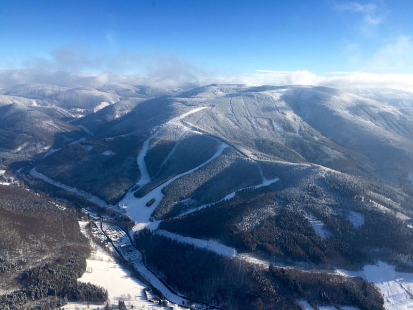 Czechy. Śnieżne diamenty z pomiarem czasu