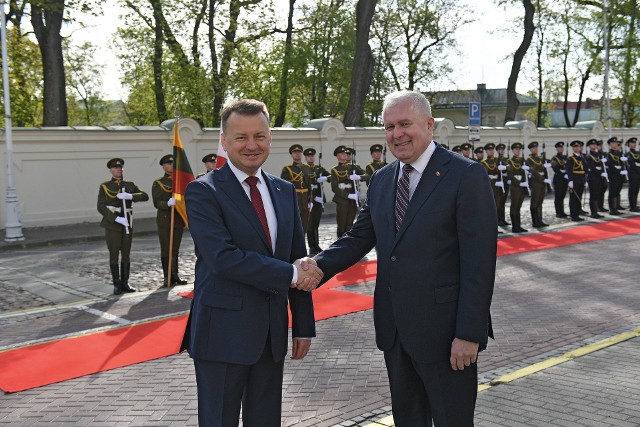 Mariusz Błaszczak w Wilnie: Wolny świat powinien zrobić wszystko, żeby zatrzymać Rosję