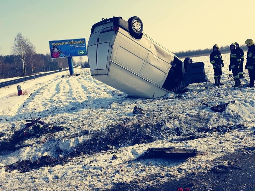 Zderzenie samochodów w Rzeczniowie. Znany radomski...