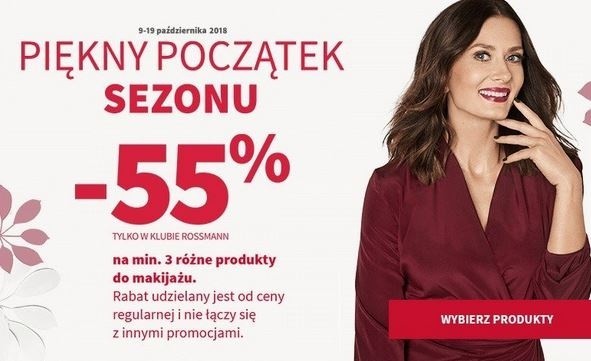 ROSSMANN Promocje -55% na kosmetyki w kwietniu 2019 LISTA...