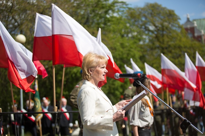 W Słupsku uroczyście uczcili 224. rocznicę uchwalenia Konstytucji 3 Maja