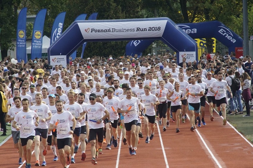 W Poznań Business Run 2018 wzięło udział kilka tysięcy...