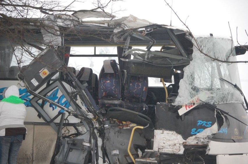Wypadek autobusu w Otłówku, 29 stycznia 2014 r.