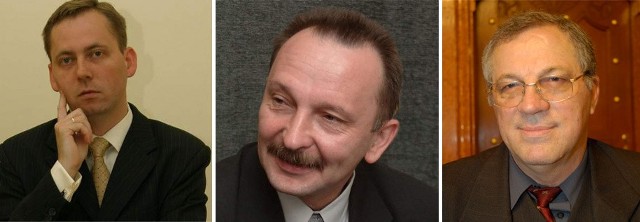Przewodniczący słupskiej PO: Zbigniew Konwiński i dwóch wiceprzewodniczących: Sławomir Ziemianowicz i Zdzisław Sołowin.