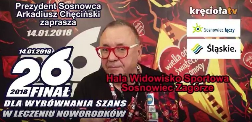 WOŚP 2017 w Sosnowcu PROGRAM w hali w Zagórzu i na Górce Środulskiej. Jerzy Owsiak zaprasza WIDEO