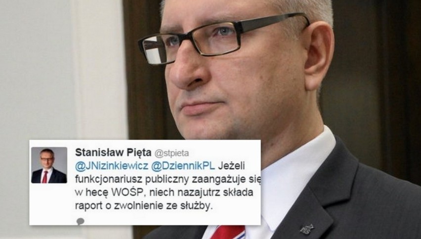 Stanisław Pięta zagroził funkcjonariuszom publicznym ws....