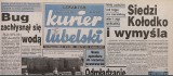 Wisła potulna jak baranek, Wieprz w roli potwora, a Bug zachłysnął się wodą. Pisaliśmy w "Kurierze Lubelskim" 18.04.1996 r.