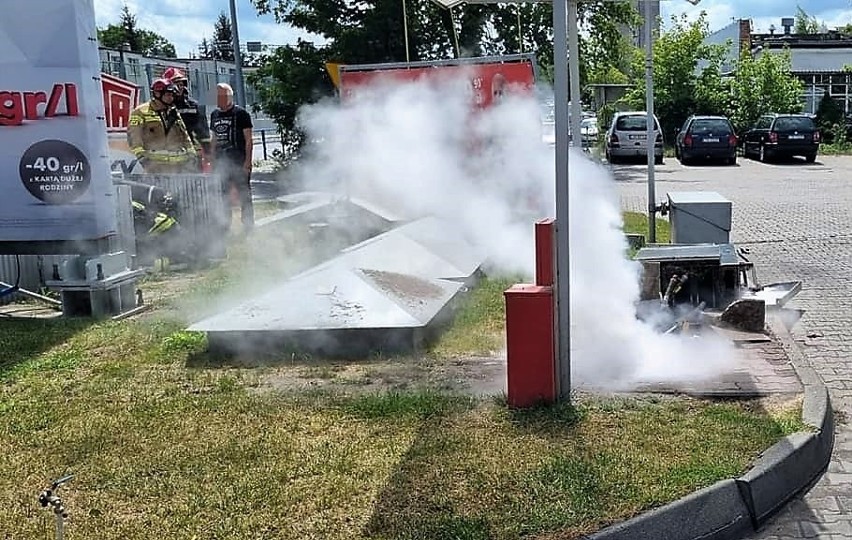 Na stacji paliw przy ul. Wschodniej w Toruniu samochód...