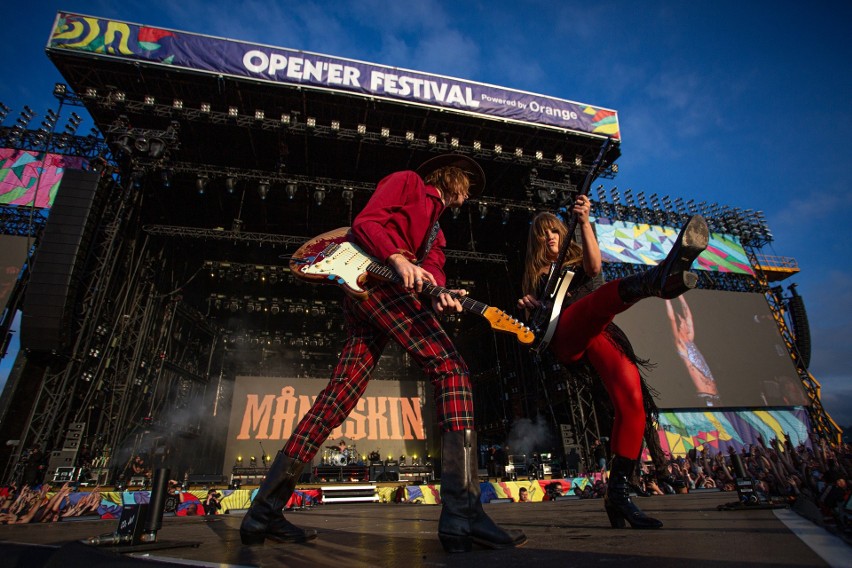 Open'er Festival 2022 wystartował. Pierwszy dzień: koncerty Maneskin, Imagine Dragons, ASAP Rocky. Sporo zdjęć