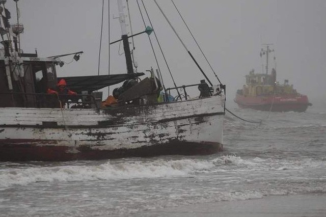 Wrak kutra rybackiego zostanie usunięty do końca lutego.
