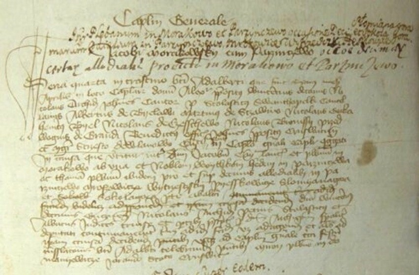 24 kwietnia 1420 – najstarsza zachowana pisemna wzmianka o...