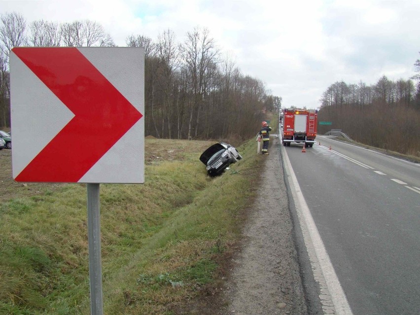 Wypadek w Barwałdzie Górnym.