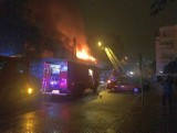 Pożar domu przy Konopnickiej (zdjęcia)