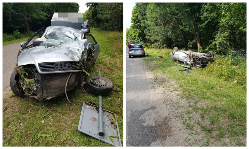 Wypadek między Michałowem a Zabłudowem. Kierowca audi...