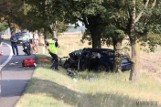 Wypadek na DK 94. Zderzenie cysterny z samochodem osobowym. Jedna osoba zginęła