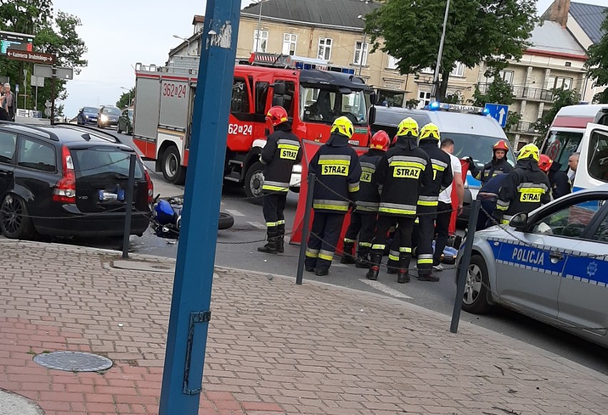 Tragedia w centrum Tarnowa. Nie żyje motocyklista