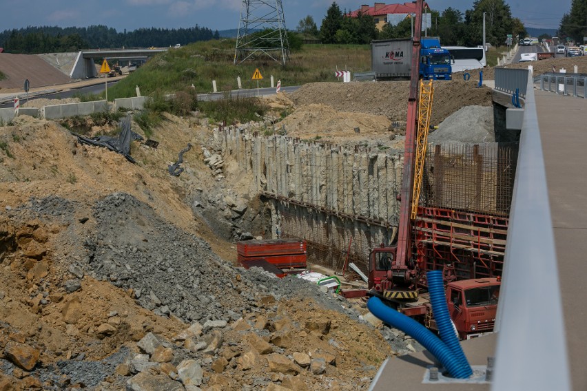 Droga ekspresowa S7 Lubień - Rabka. Pierwszy wiadukt już gotowy