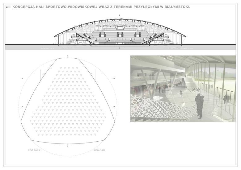 Tak miała wyglądać hala sportowo-widowiskowa w Białymstoku