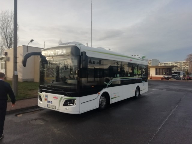 Elektryczny autobus firmy Rafko będzie kursował po Toruniu przez dwa tygodnie