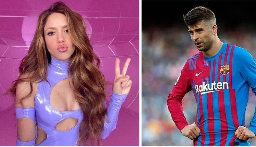 Kolumbijska gwiazda muzyki pop Shakira i Gerard Pique w...