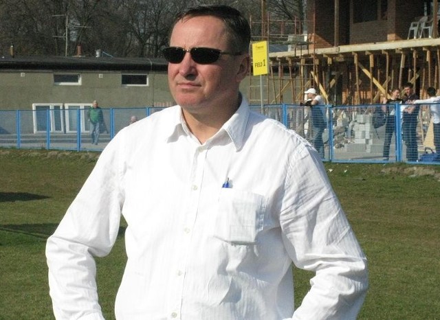 Trener Krzysztof Adamczyk