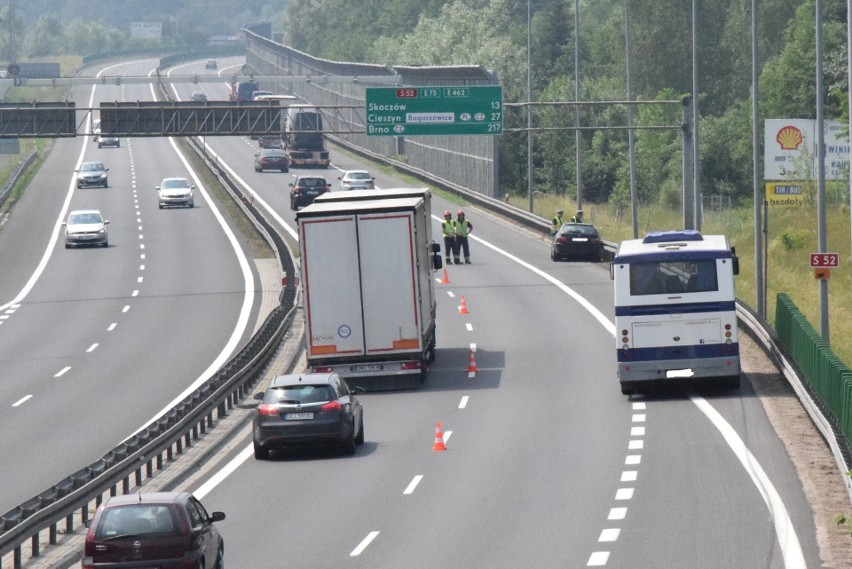 Śmiertelny wypadek na S52 w Bielsku-Białej