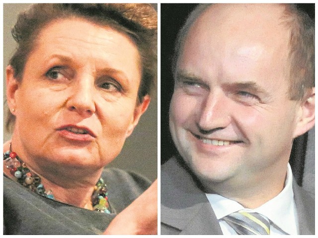 Małgorzata Omilanowska: - Decyzja marszałka godzi w zasady demokracji. Piotr Całbecki: - Nie podzielam zdania pani minister w sprawie konkursów na dyrektorów.