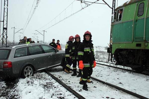 Ucieczka zakończyła się na torach w Jarosławiu.