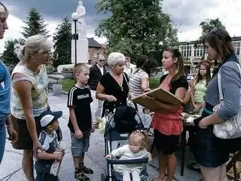 Mieszkańcy Proszowic chętnie wzięli udział w castingu Fot. Magdalenia Uchto