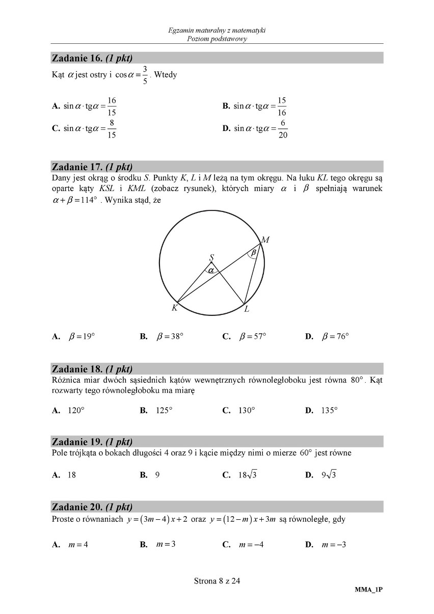 Matura poprawkowa 2018 MATEMATYKA. „To był egzamin, który da...