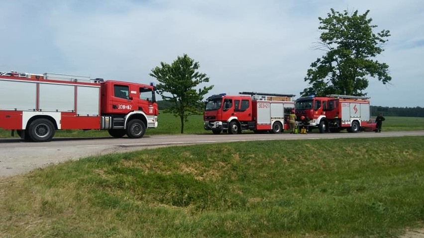 Kapice Lipniki: Zderzenia aut na DK 64. Kobieta w ciąży i dziecko w szpitalu