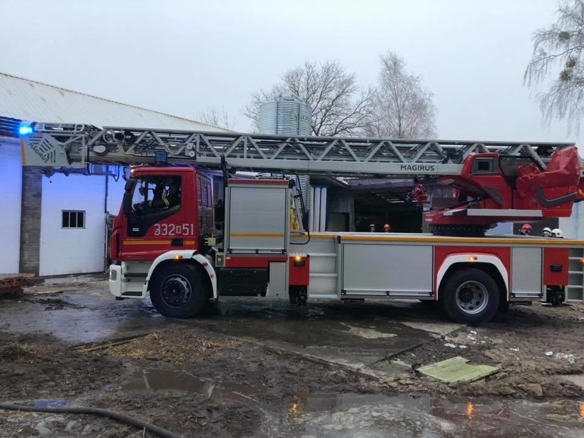 Pożar w gminie Jedlińsk.