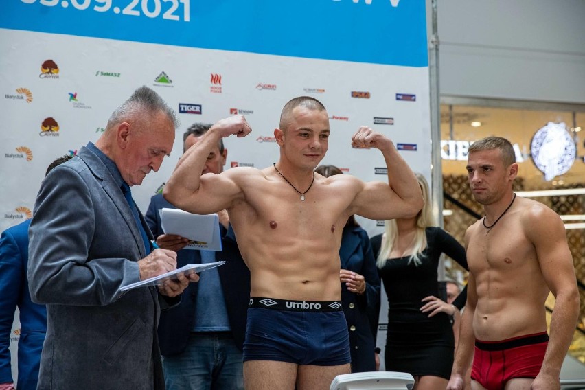 Oficjalne ważenie przed Białystok Chorten Boxing Show V