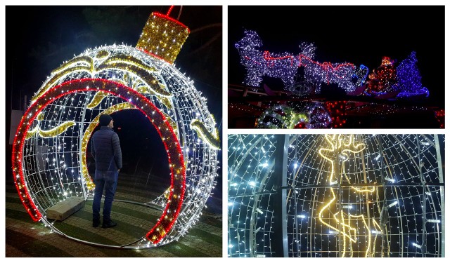 Świąteczne iluminacje w Pobierowie