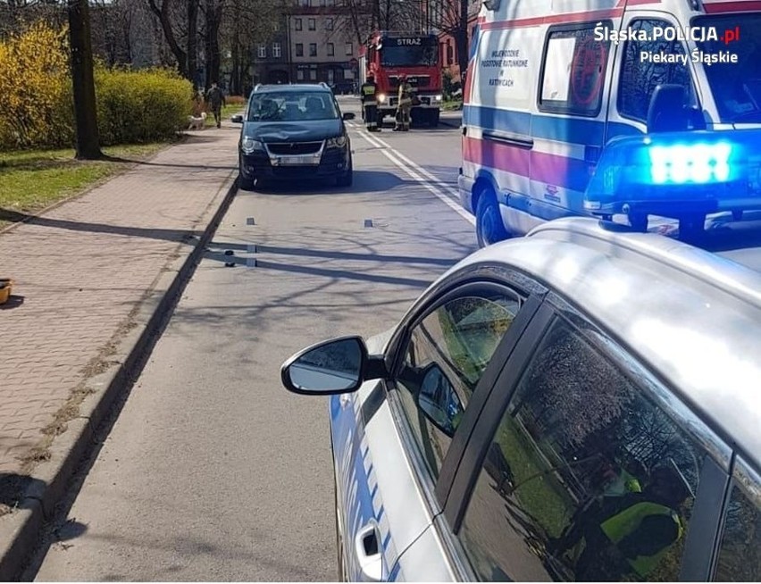 Po wypadku w Piekarach Śląskich lądował śmigłowiec LPR...