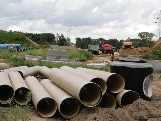 Prace przy budowie wiaduktu idą pełną parą