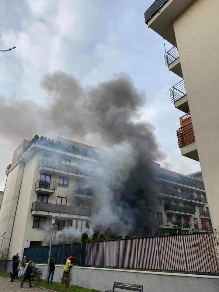 Do pożaru doszło w poniedziałek 16 grudnia 2019 roku.