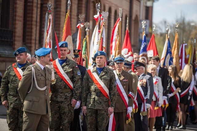 Obchody uchwalenia Konstytucji 3 Maja w Słupsku.