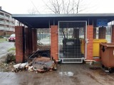 Tyle zostało z 41 śmietników w Gorzowie. Podpalacz wciąż na wolności