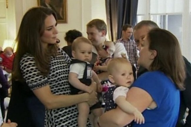 Księżna Kate i książę George (fot. CNN Newsource/x-news)