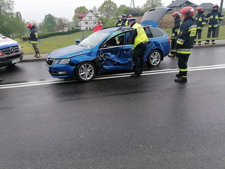 Dzisiaj (sobota) doszło do wypadku w Wołczy Małej na drodze...