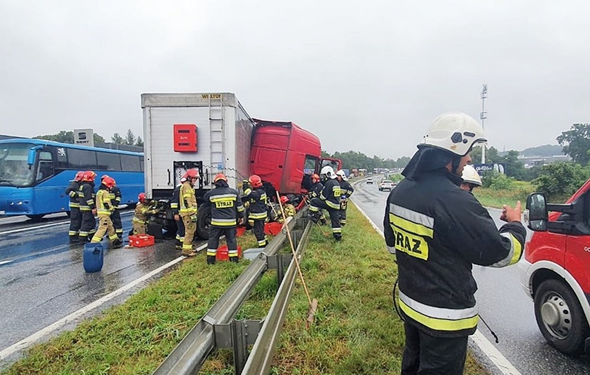 Powazny wypadek w Bielsku-Białej spowodowały dw atiry, które...